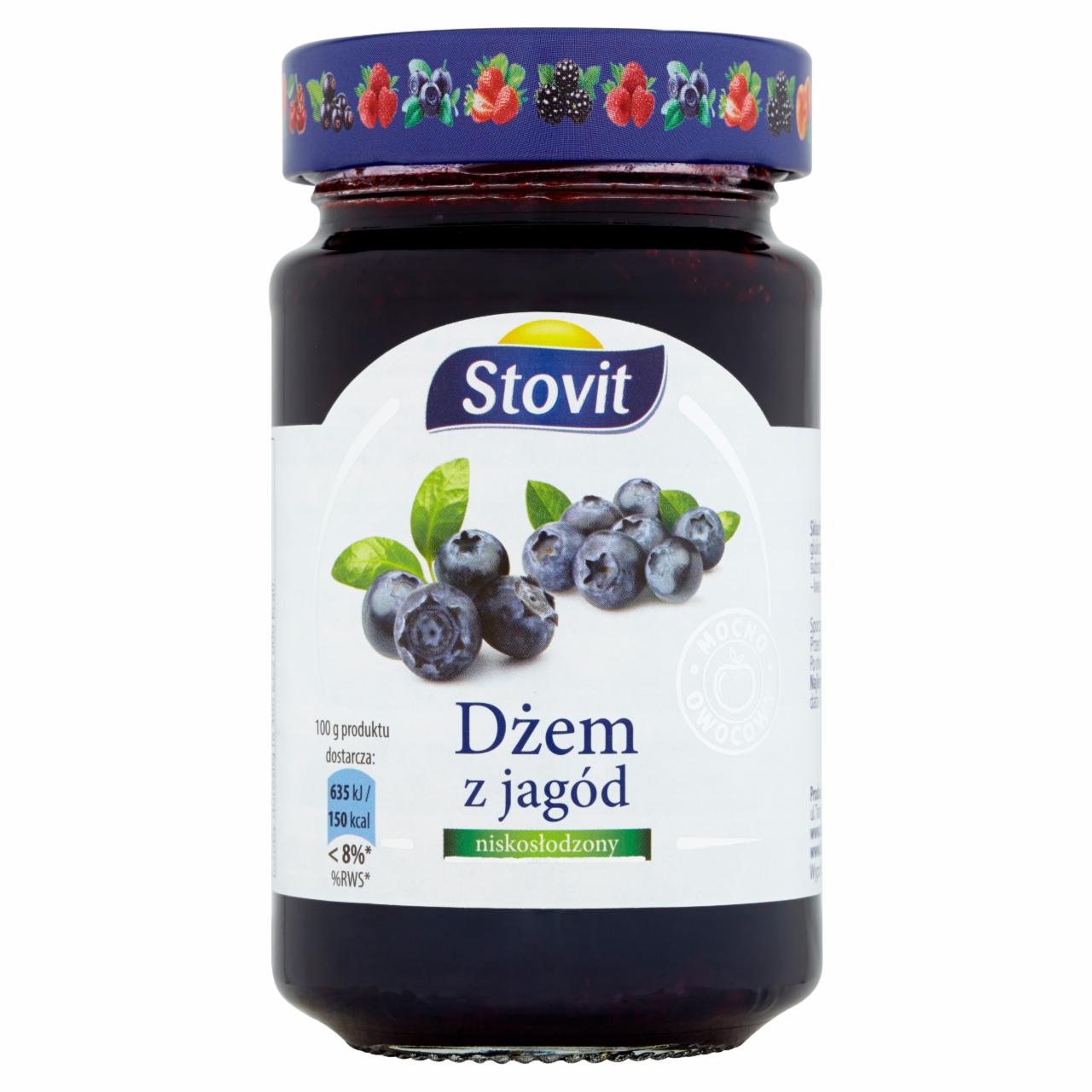 Zdjęcia - Stovit Dżem z jagód niskosłodzony 260 g