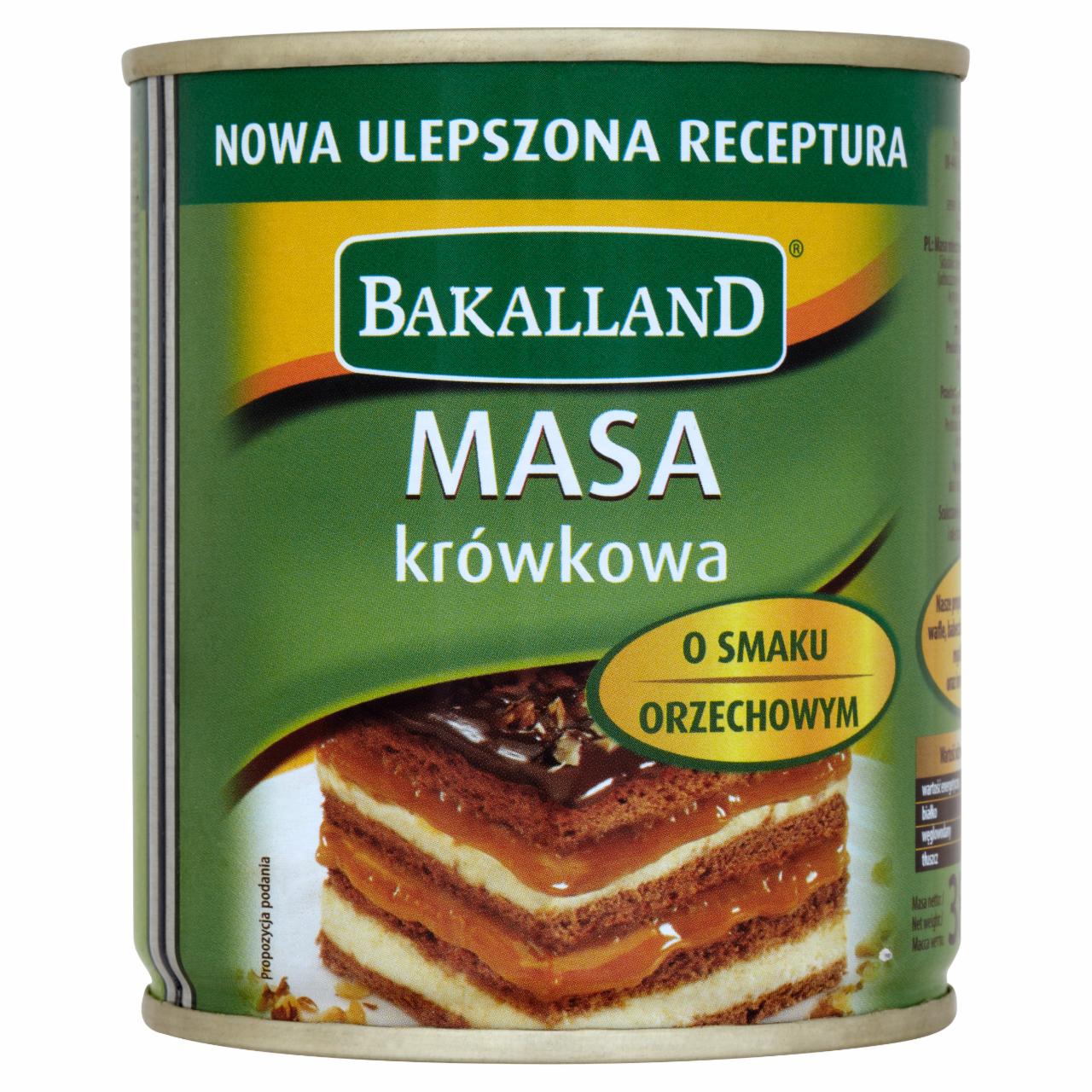 Zdjęcia - Bakalland Masa krówkowa o smaku orzechowym 380 g