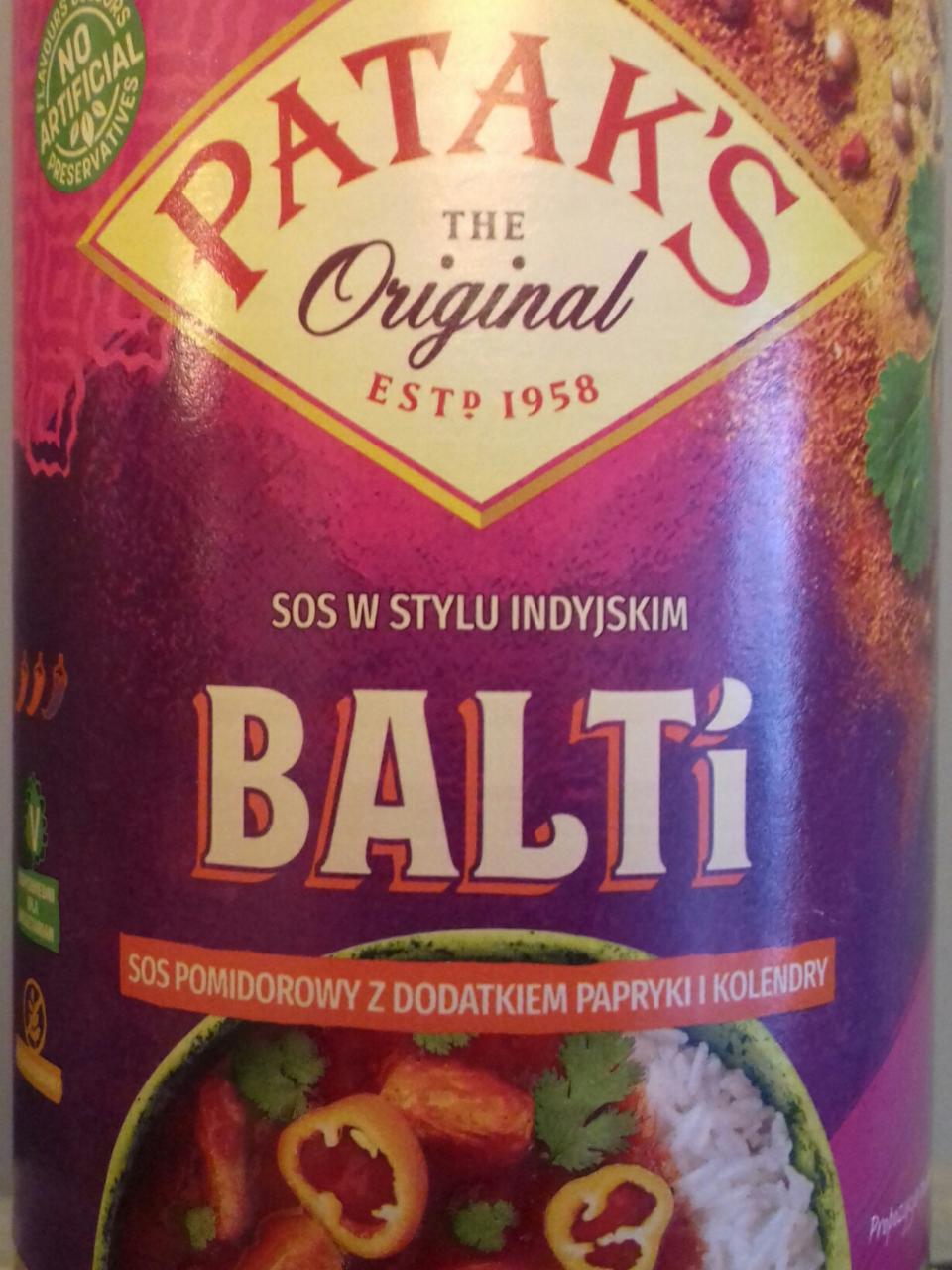 Zdjęcia - Sos Balti w stylu indyjskim Patak's