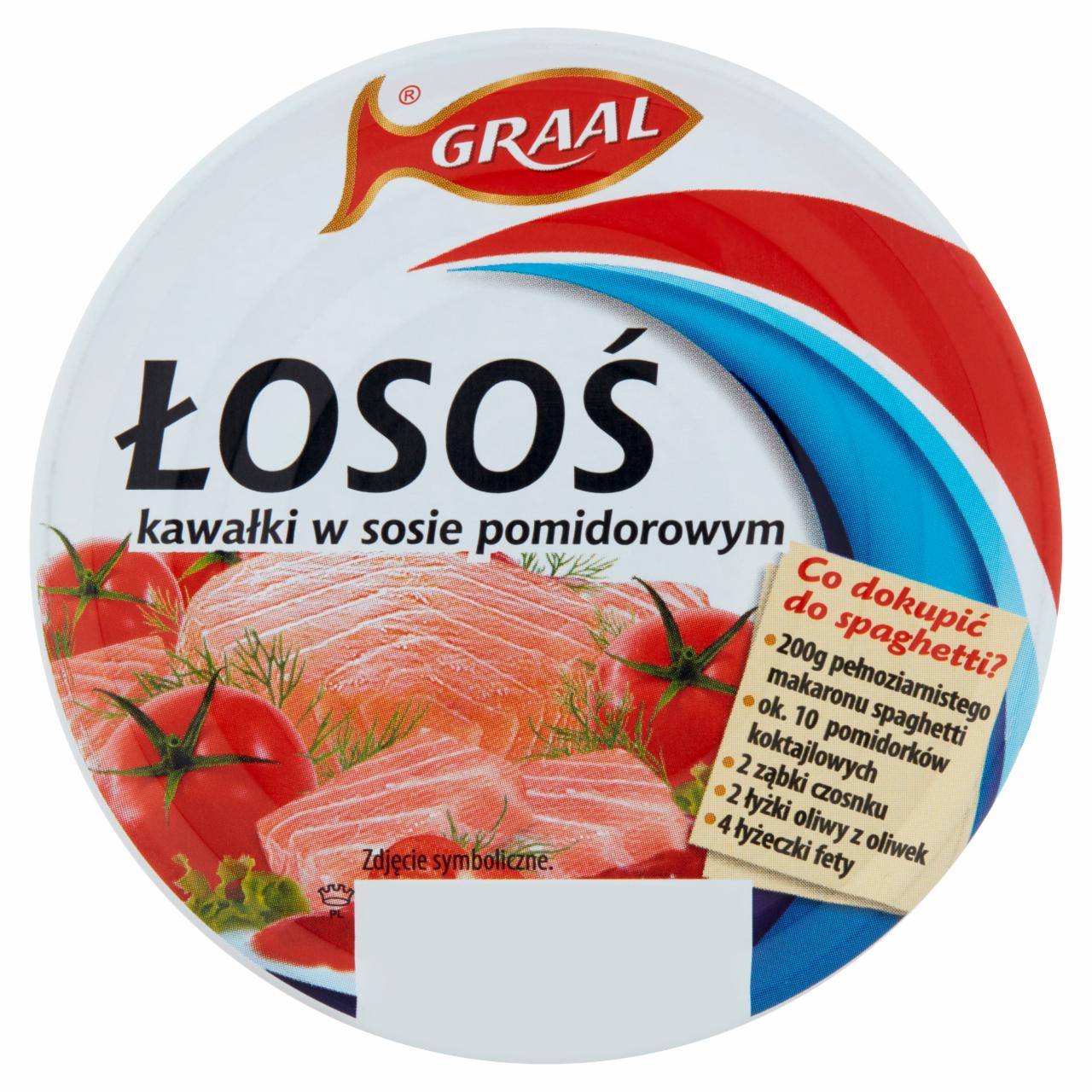 Zdjęcia - GRAAL Łosoś kawałki w sosie pomidorowym 150 g