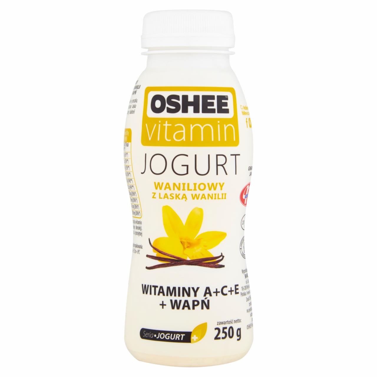 Zdjęcia - Oshee Vitamin Jogurt waniliowy z laską wanilii 250 g