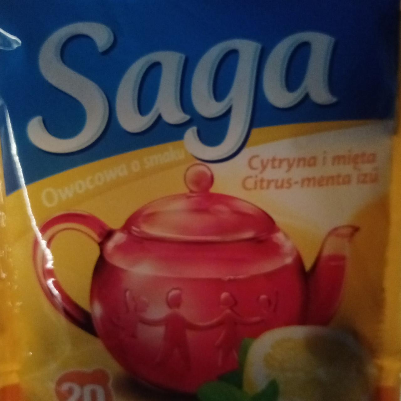 Zdjęcia - Owocowa o smaku cytryna i mięta Saga