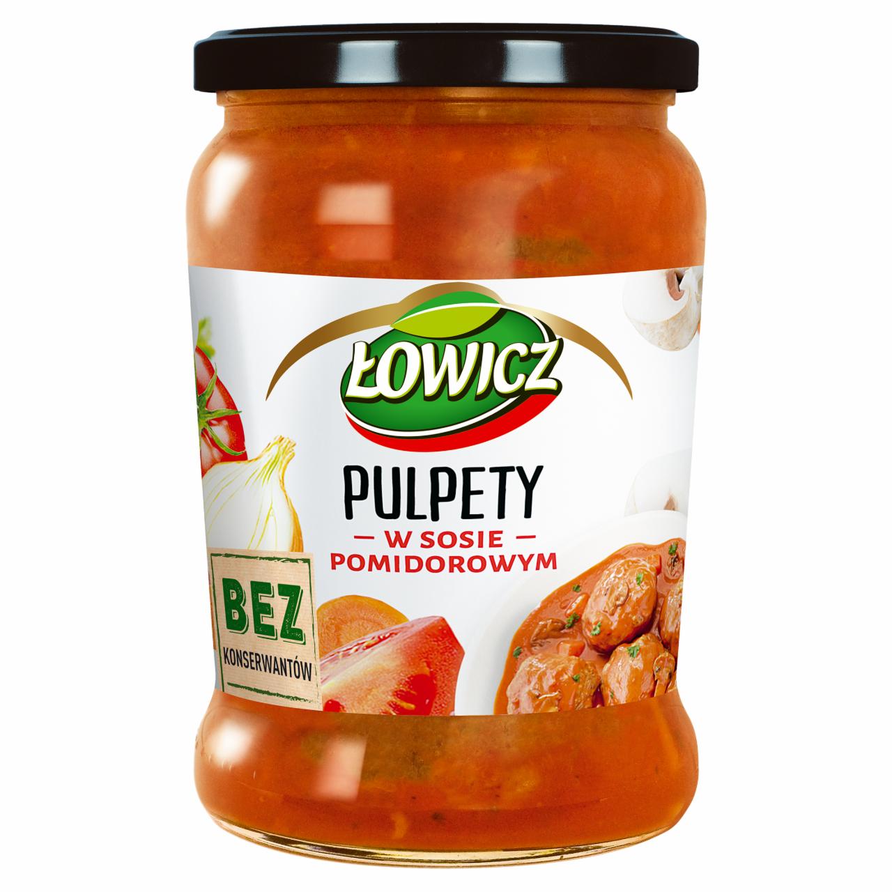 Zdjęcia - Łowicz Pulpety w sosie pomidorowym 580 g
