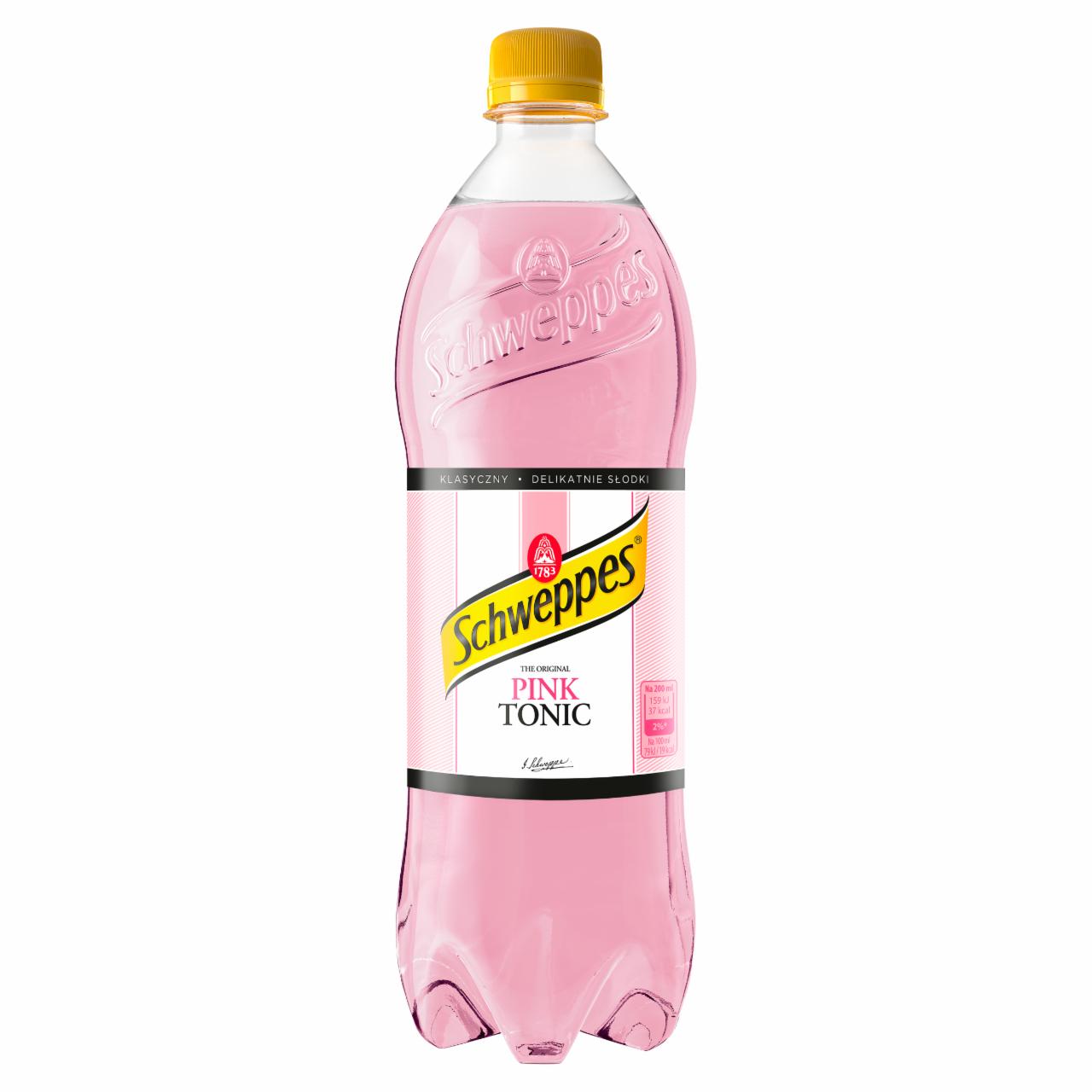 Zdjęcia - Schweppes Pink Tonic Napój gazowany 0,85 l