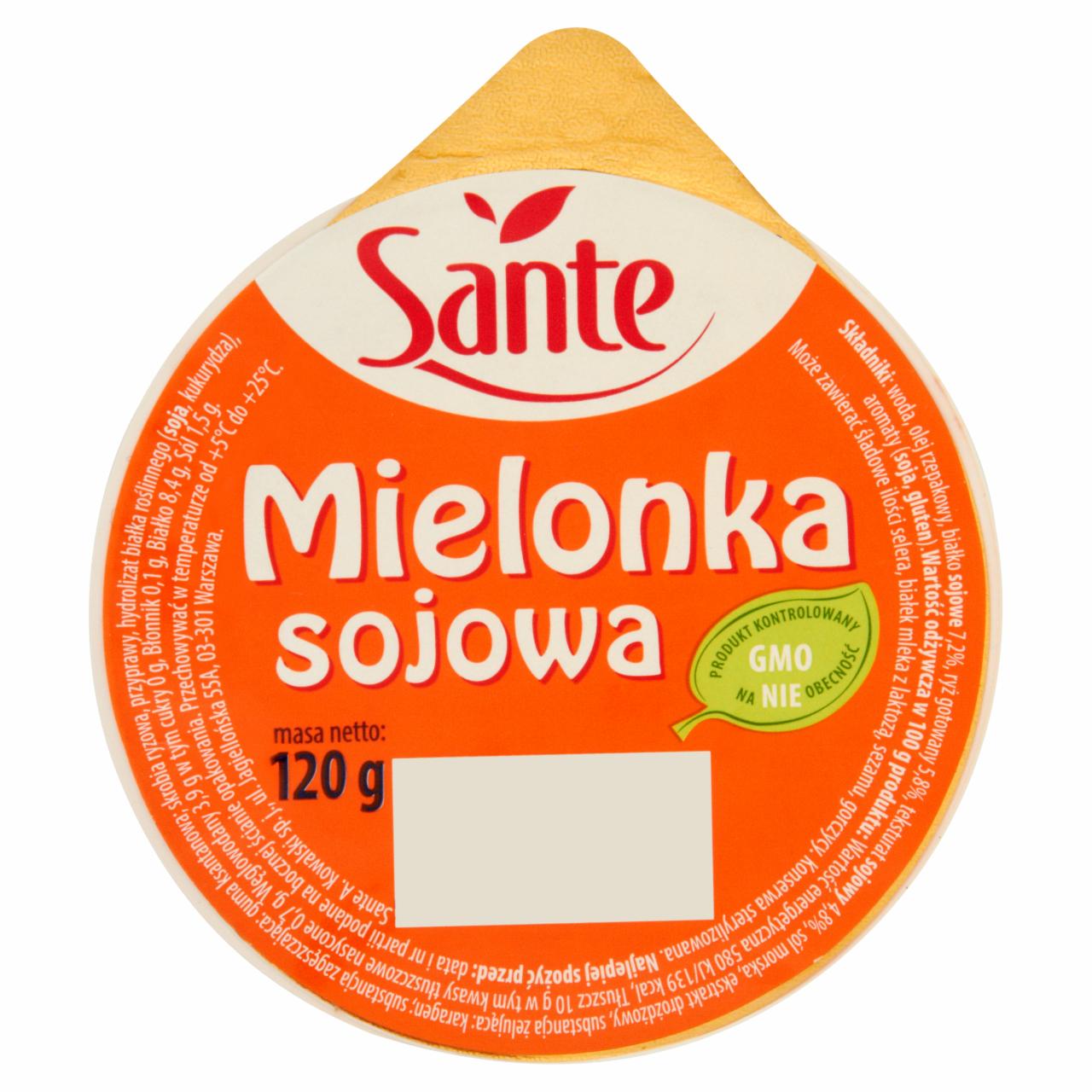 Zdjęcia - Sante Mielonka sojowa 120 g