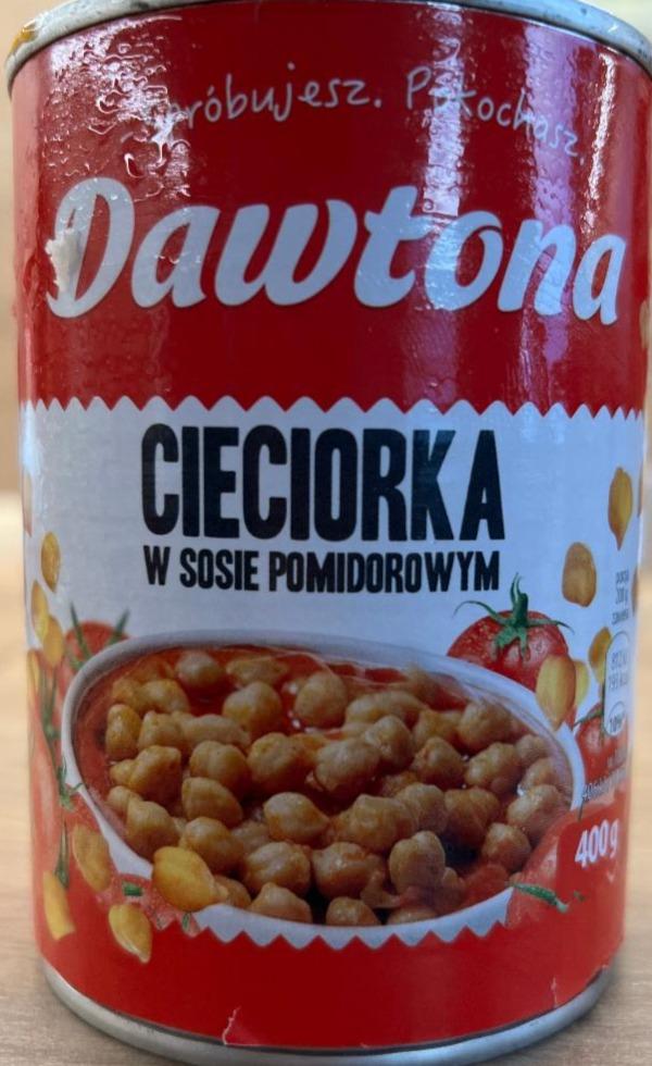 Zdjęcia - Dawtona Cieciorka w sosie pomidorowym 400 g