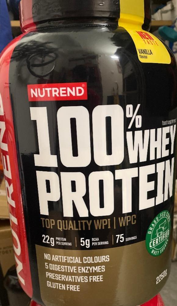 Zdjęcia - 100% whey protein vanilla Nutrend