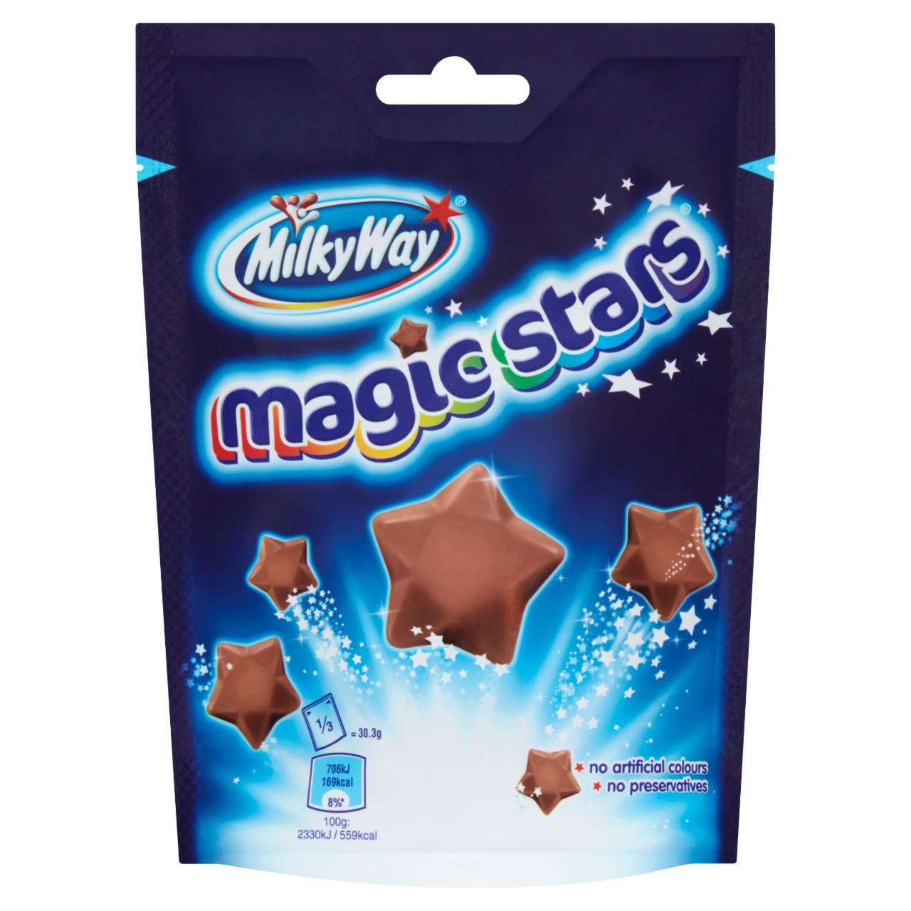 Zdjęcia - Milky Way Magic Stars Gwiazdki z puszystej mlecznej czekolady 91 g