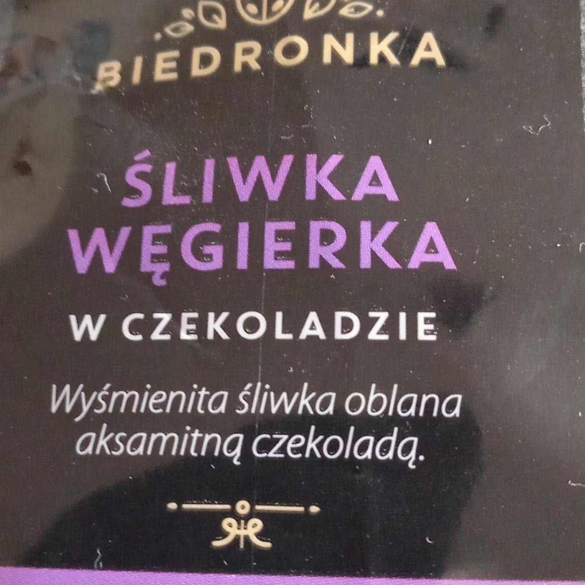 Zdjęcia - Śliwka węgierka w czekoladzie Biedronka 