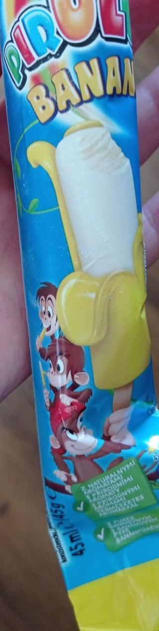 Zdjęcia - Pirulo Banani Lody wodne żelowe o smaku bananowym i lody waniliowe 45 ml