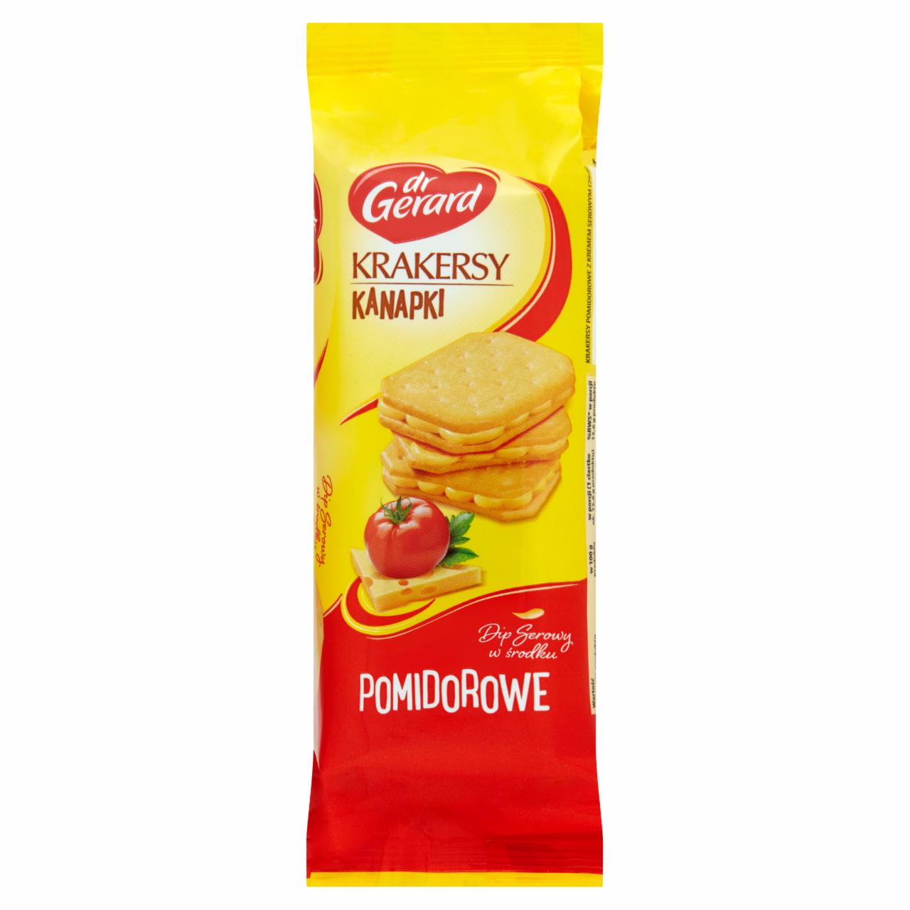 Zdjęcia - dr Gerard Krakersy kanapki pomidorowe 150 g