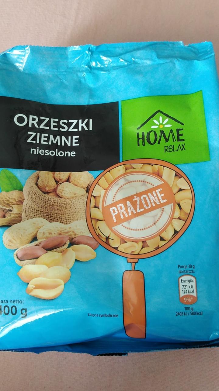 Zdjęcia - Orzeszki ziemne niesolone Home Relax 400 g