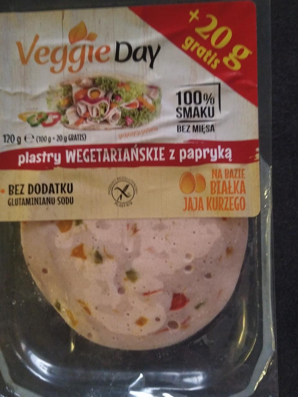 Zdjęcia - Plastry wegetariańskie z papryką VeggieDay