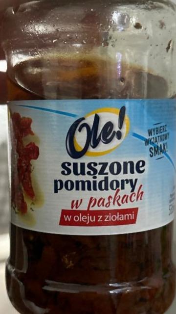 Zdjęcia - Suszone pomidory w paskach w oleju z ziołami Ole!