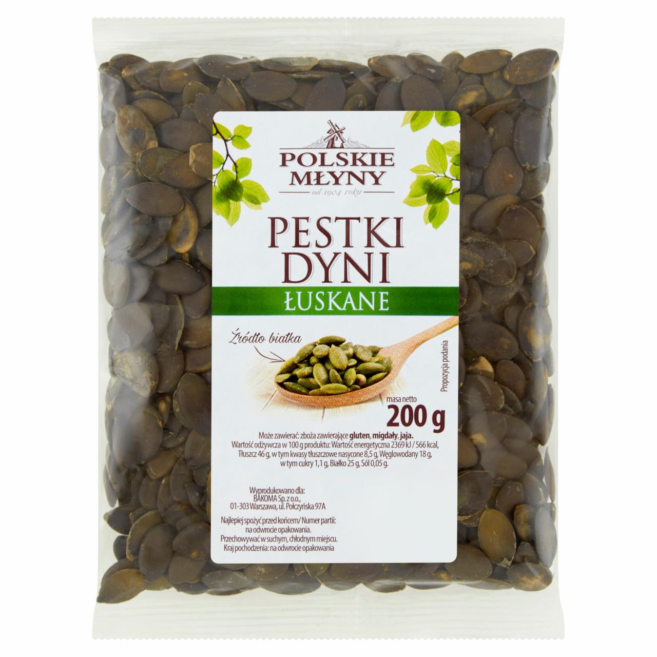 Zdjęcia - Polskie Młyny Pestki dyni łuskane 200 g