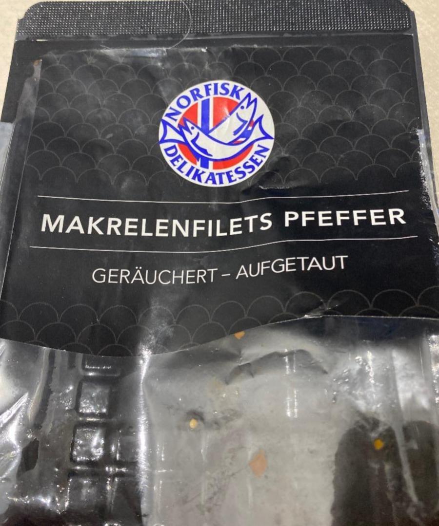 Zdjęcia - Makrela wędzona na gorąco filet z pieprzem NORFISK DELIKATESSEN