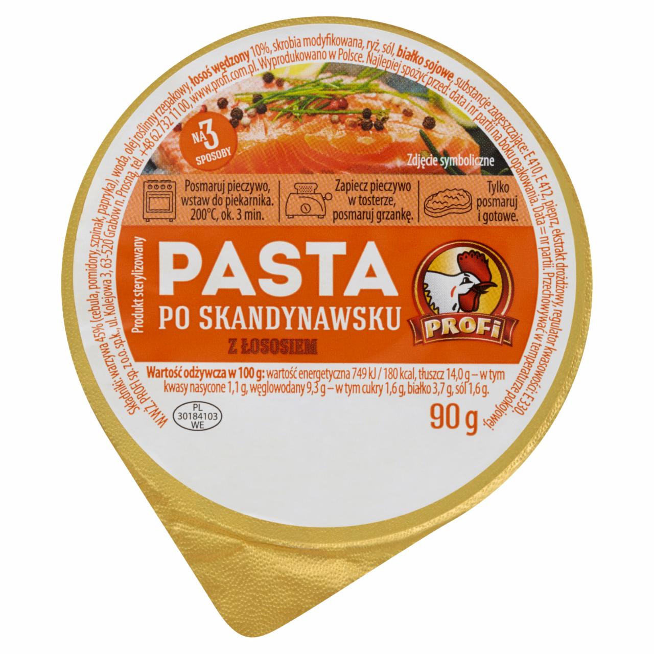 Zdjęcia - Profi Pasta po skandynawsku z łososiem 90 g