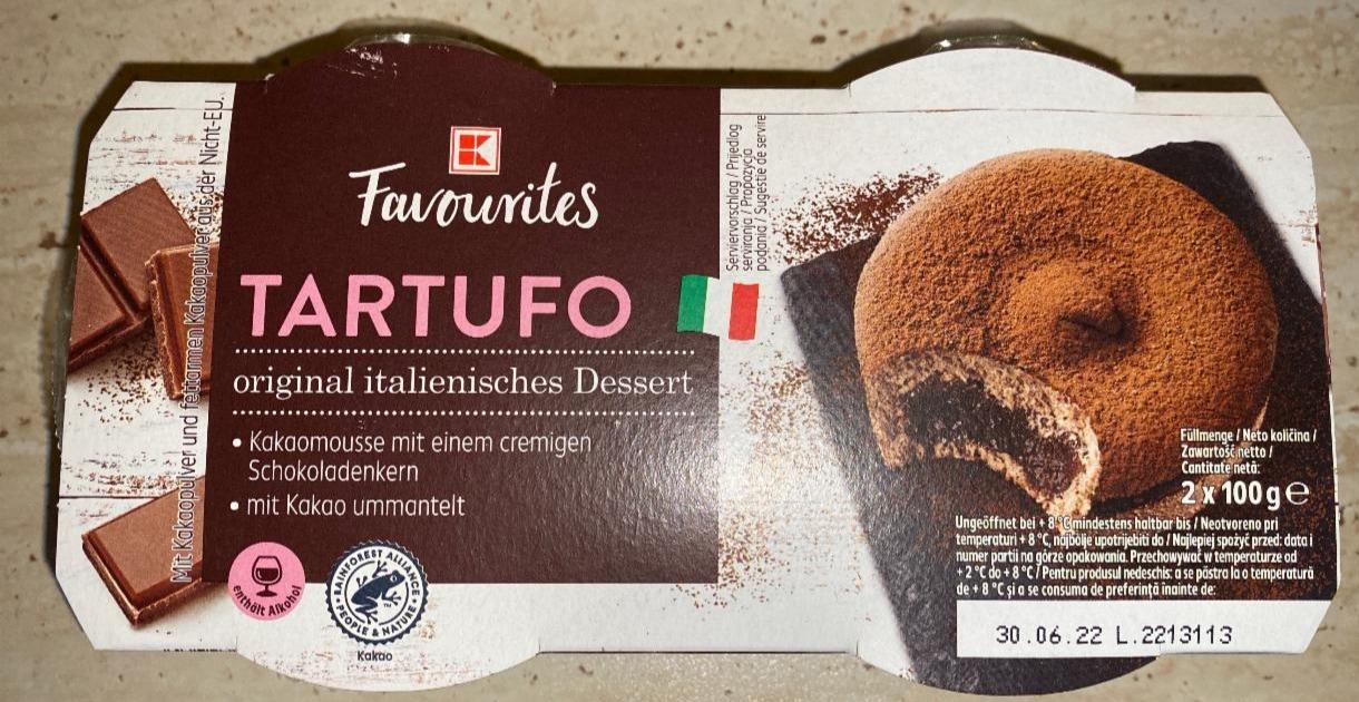 Zdjęcia - TARTUFO original italienisches Dessert K-Favourites