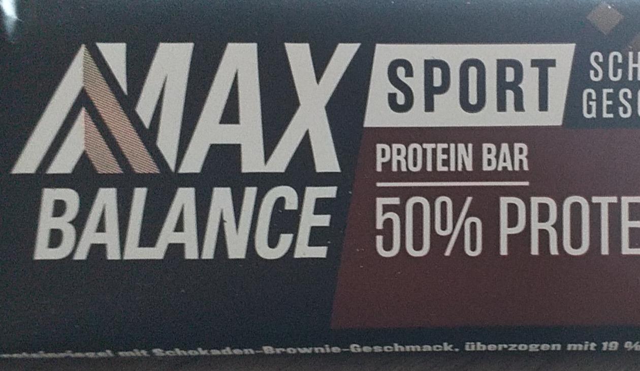 Zdjęcia - Protein bar Brownie Max Balance Sport