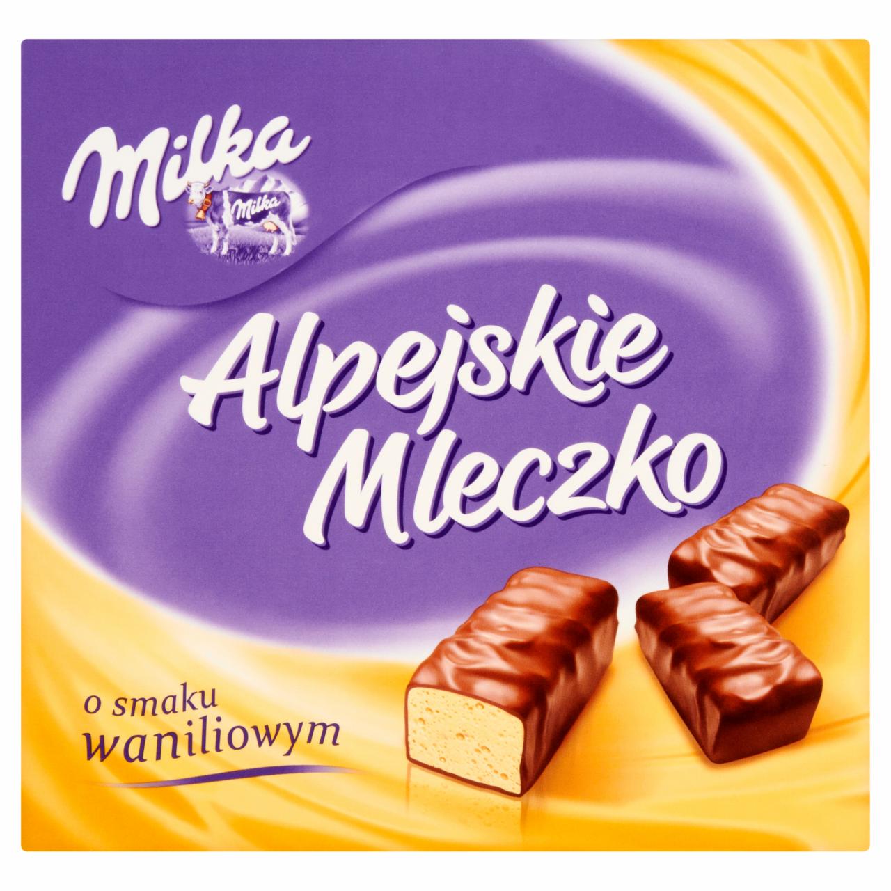 Zdjęcia - Milka Alpejskie Mleczko Pianka o smaku waniliowym 350 g