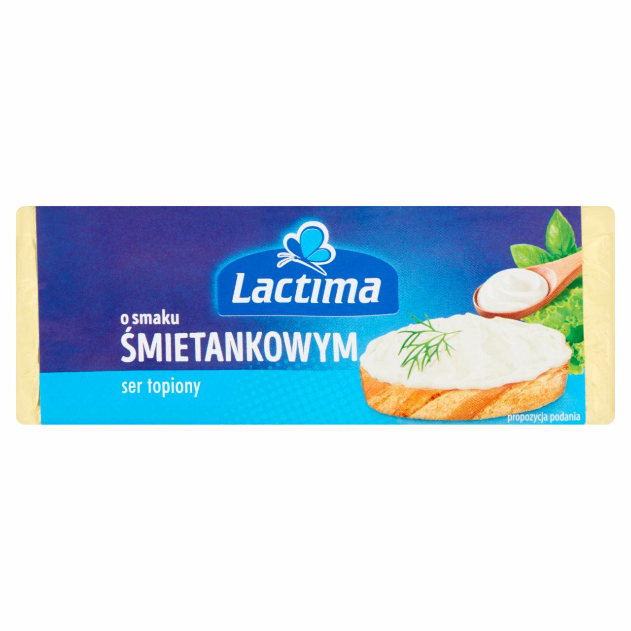 Zdjęcia - Lactima Ser topiony o smaku śmietankowym 100 g