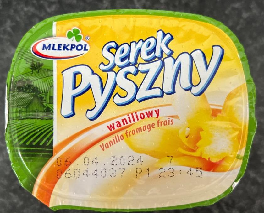 Zdjęcia - Serek Pyszny waniliowy Mlekpol