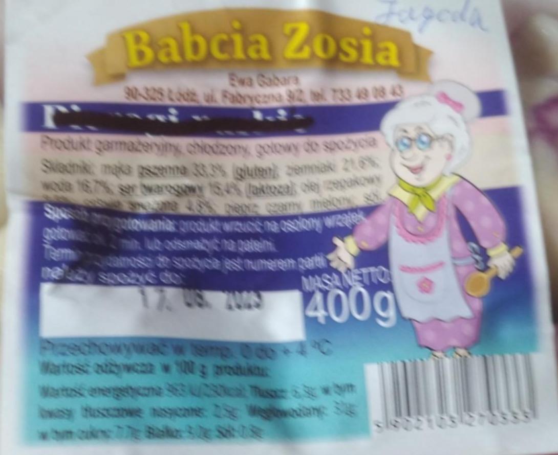 Zdjęcia - pierogi jagoda Babcia Zosia