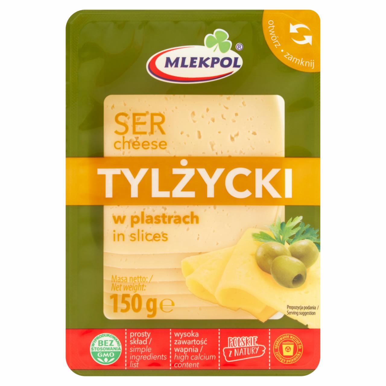 Zdjęcia - Mlekpol Ser tylżycki w plastrach 150 g