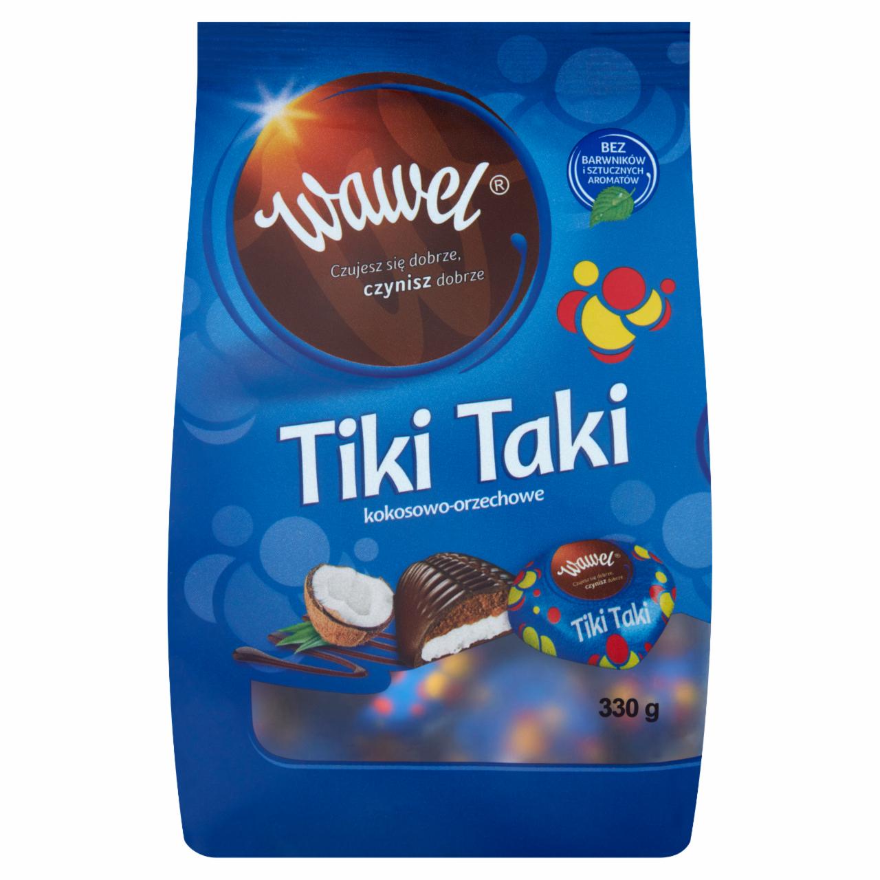 Zdjęcia - Wawel Tiki Taki kokosowo-orzechowe Czekoladki nadziewane 330 g