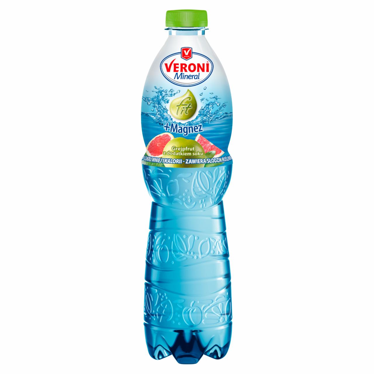 Zdjęcia - Veroni Mineral Fit Grejpfrut z dodatkiem soku Napój niegazowany 1,5 l