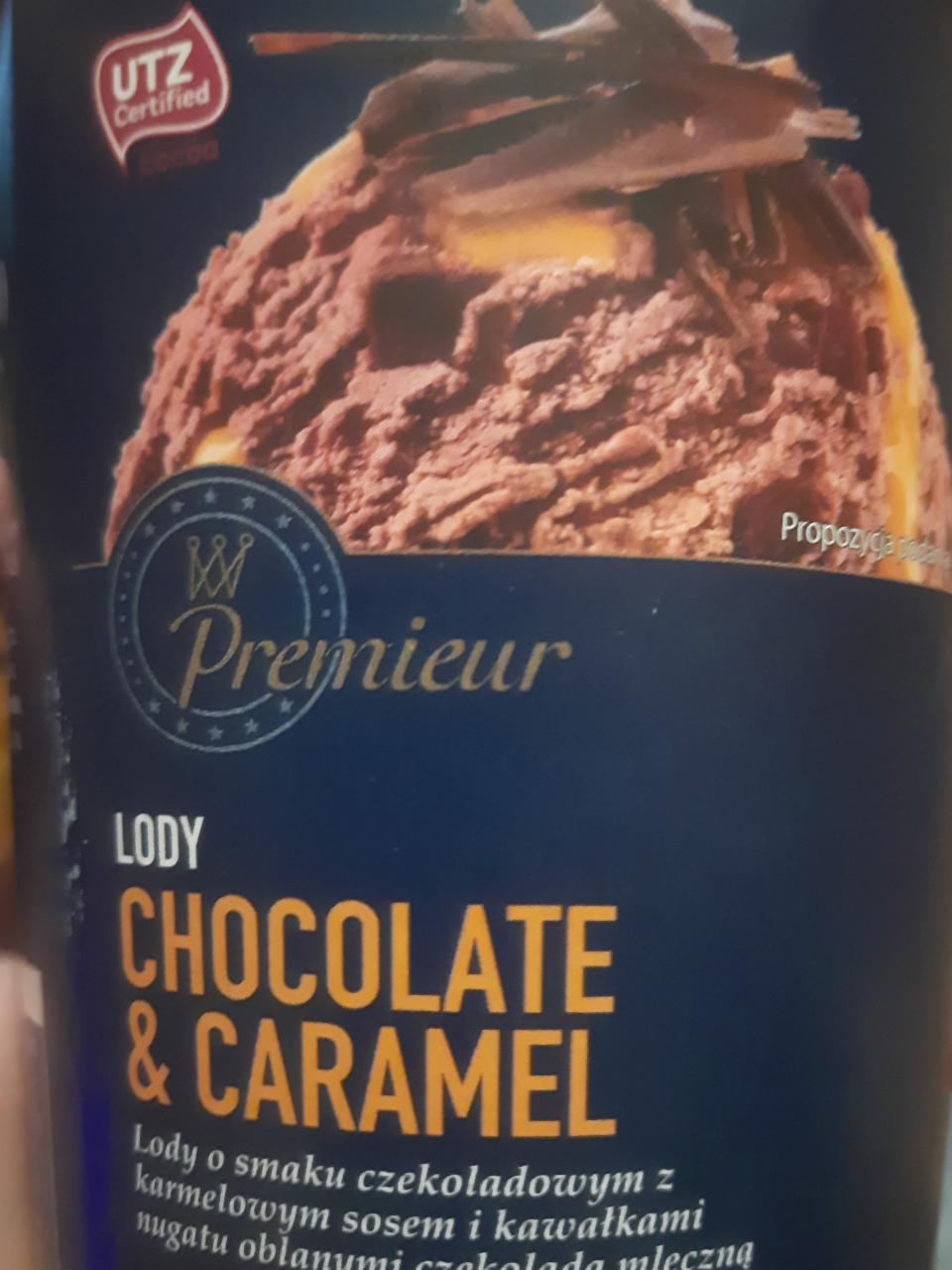 Zdjęcia - Premieur lody chocolate & carmel