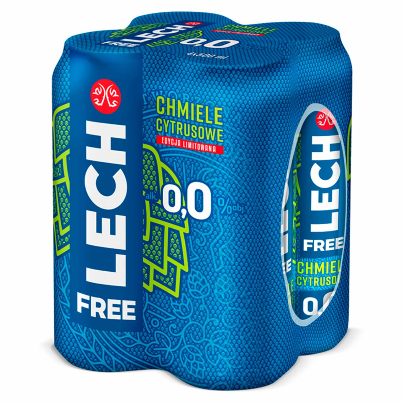 Zdjęcia - Lech Free Piwo bezalkoholowe chmiele cytrusowe 4 x 500 ml