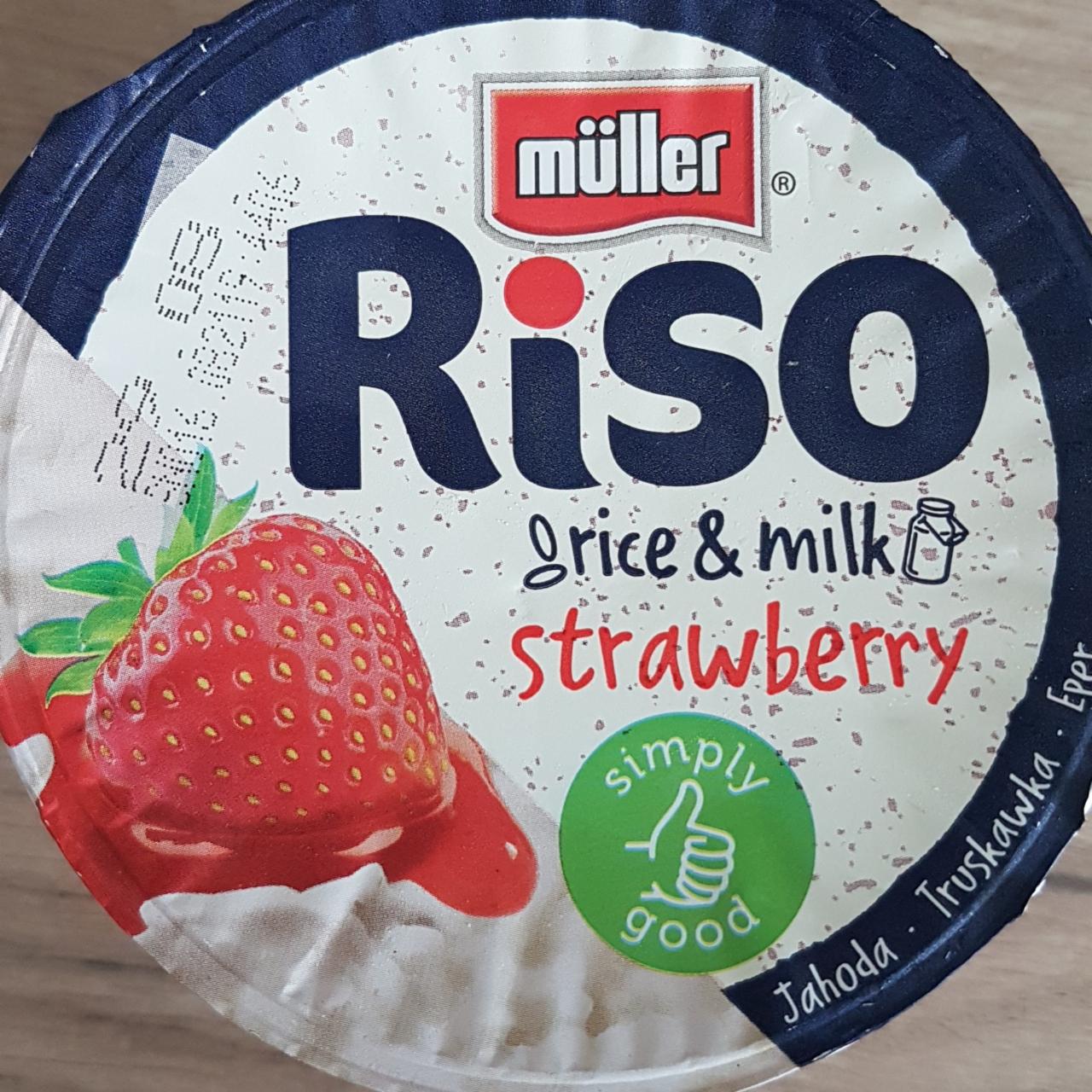 Zdjęcia - Riso rice & milk Strawberry Müller
