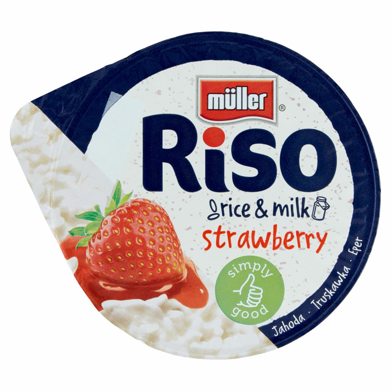 Zdjęcia - Riso rice & milk Strawberry Müller