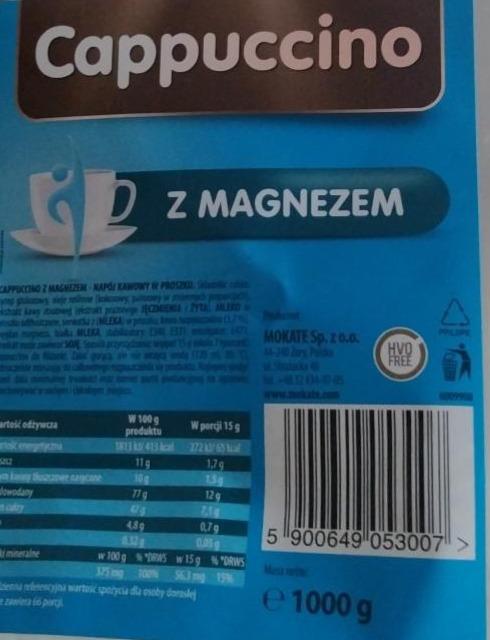 Zdjęcia - MOKATE CAPPUCCINO Z MAGNEZEM