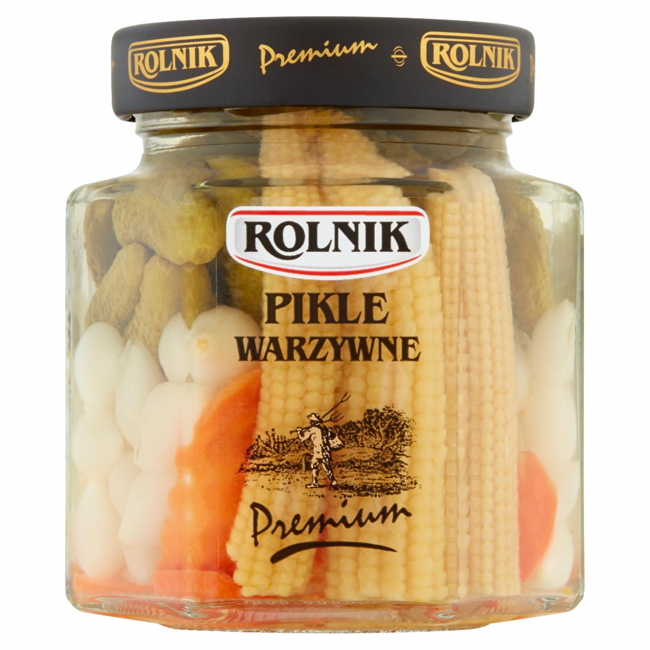 Zdjęcia - Rolnik Premium Pikle warzywne 295 g