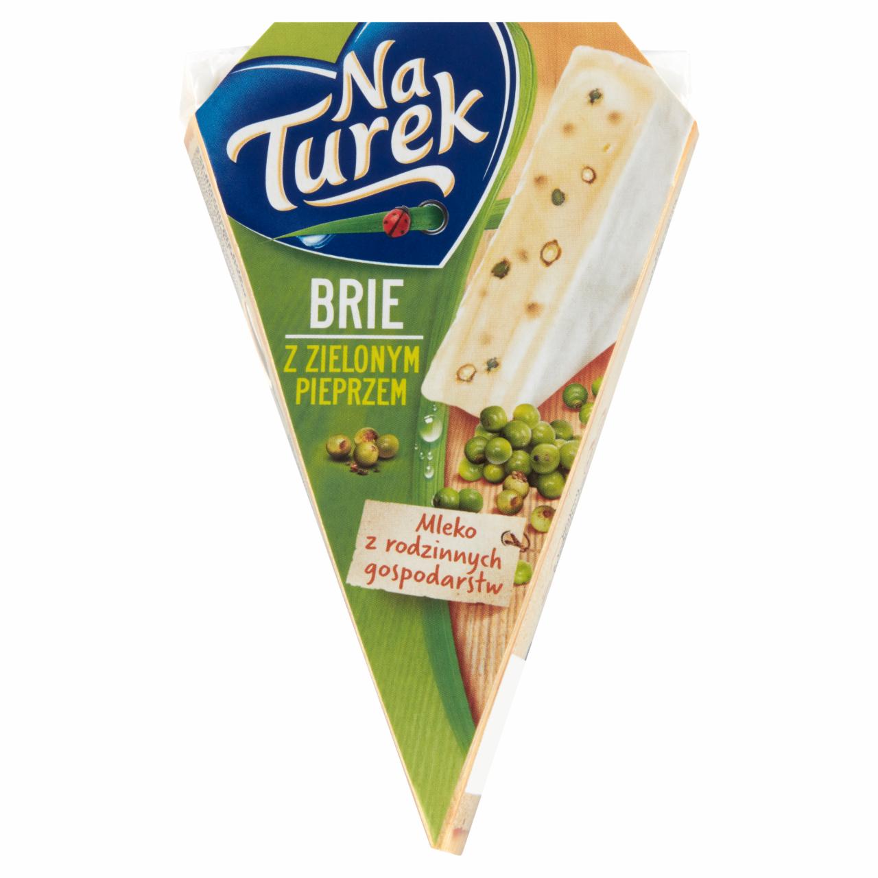 Zdjęcia - NaTurek Brie z zielonym pieprzem 125 g