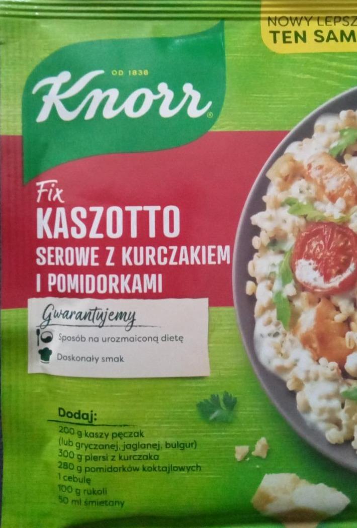 Zdjęcia - Knorr Fix kaszotto serowe z kurczakiem i pomidorkami 38 g
