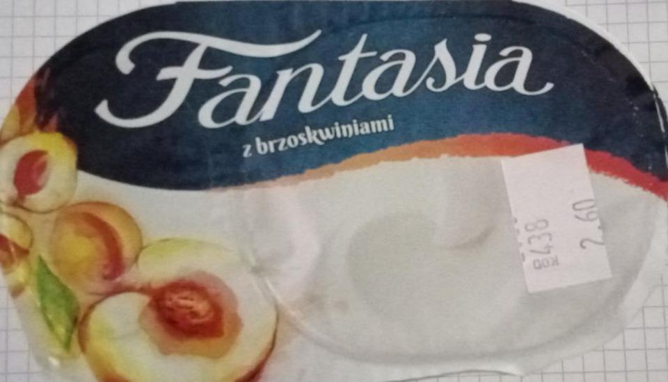 Zdjęcia - Fantasia Jogurt kremowy z brzoskwiniami 122 g