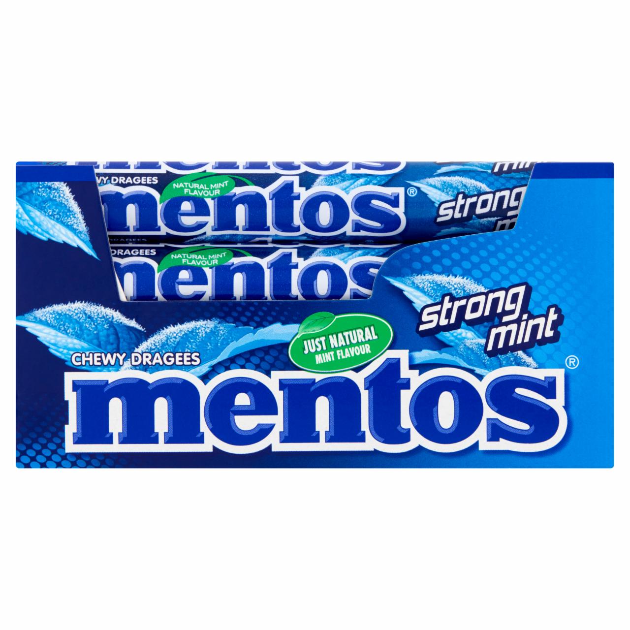 Zdjęcia - Mentos Strong Mint Cukierki do żucia 40 x 37,5 g