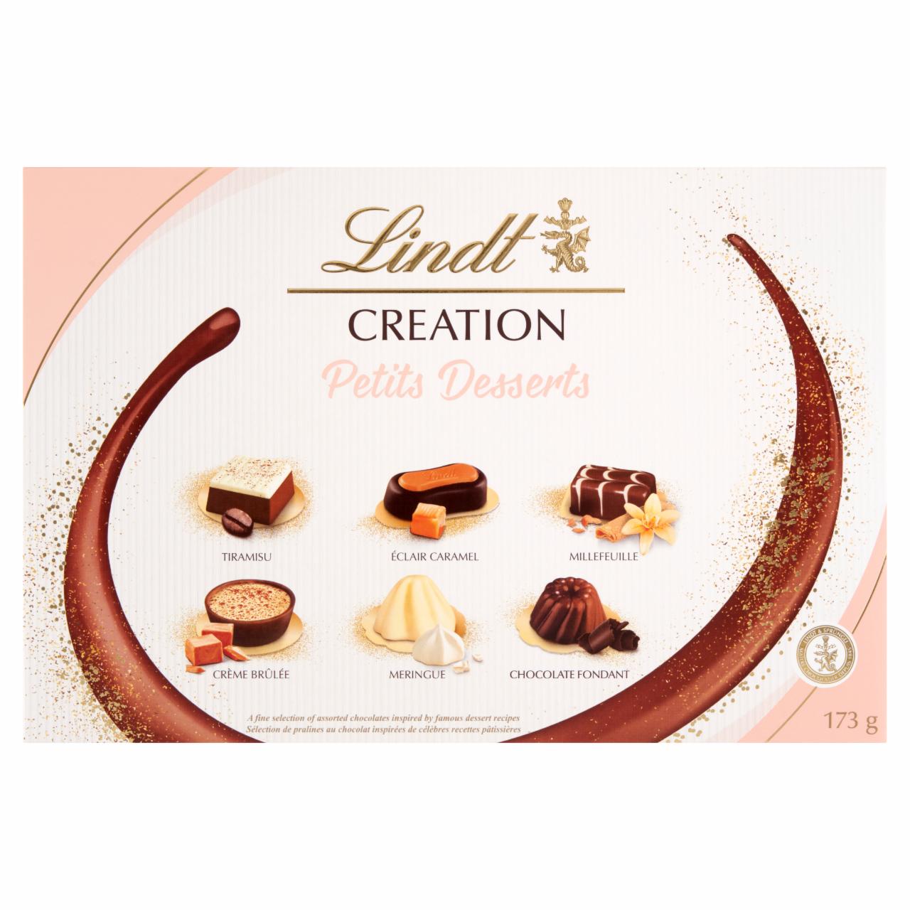 Zdjęcia - Lindt Creation Petits Desserts Asortyment pralin z czekolady 173 g (18 sztuk)