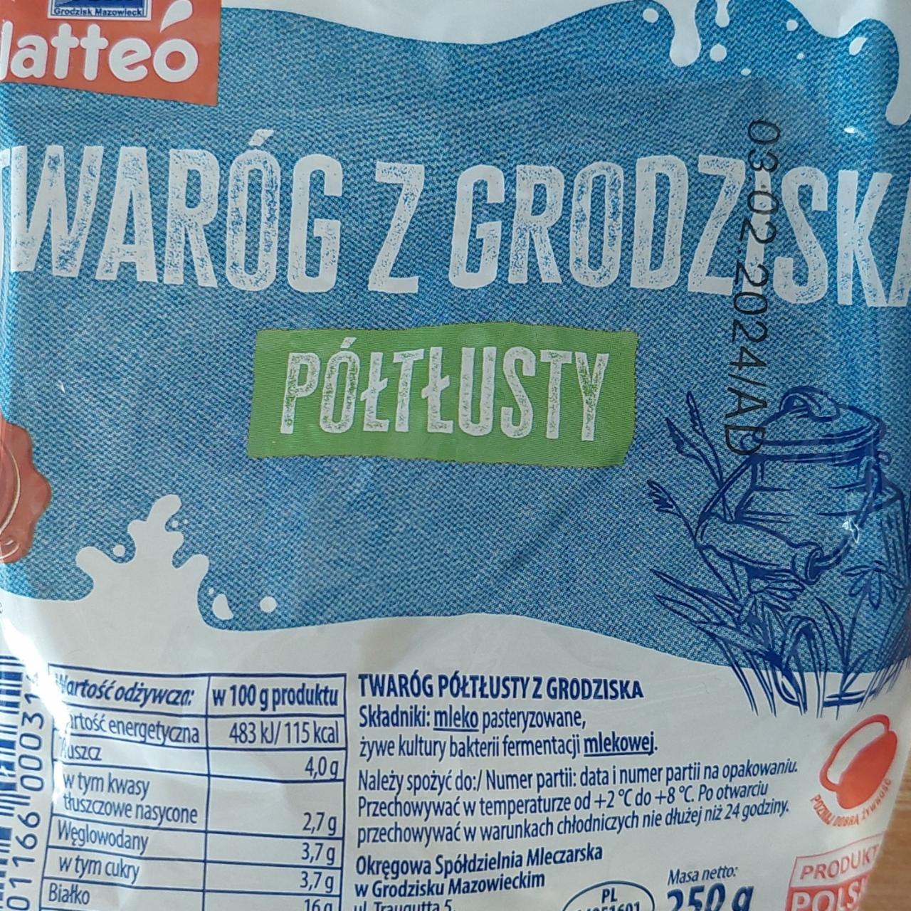 Zdjęcia - Twaróg z Grodziska półtłusty latteo