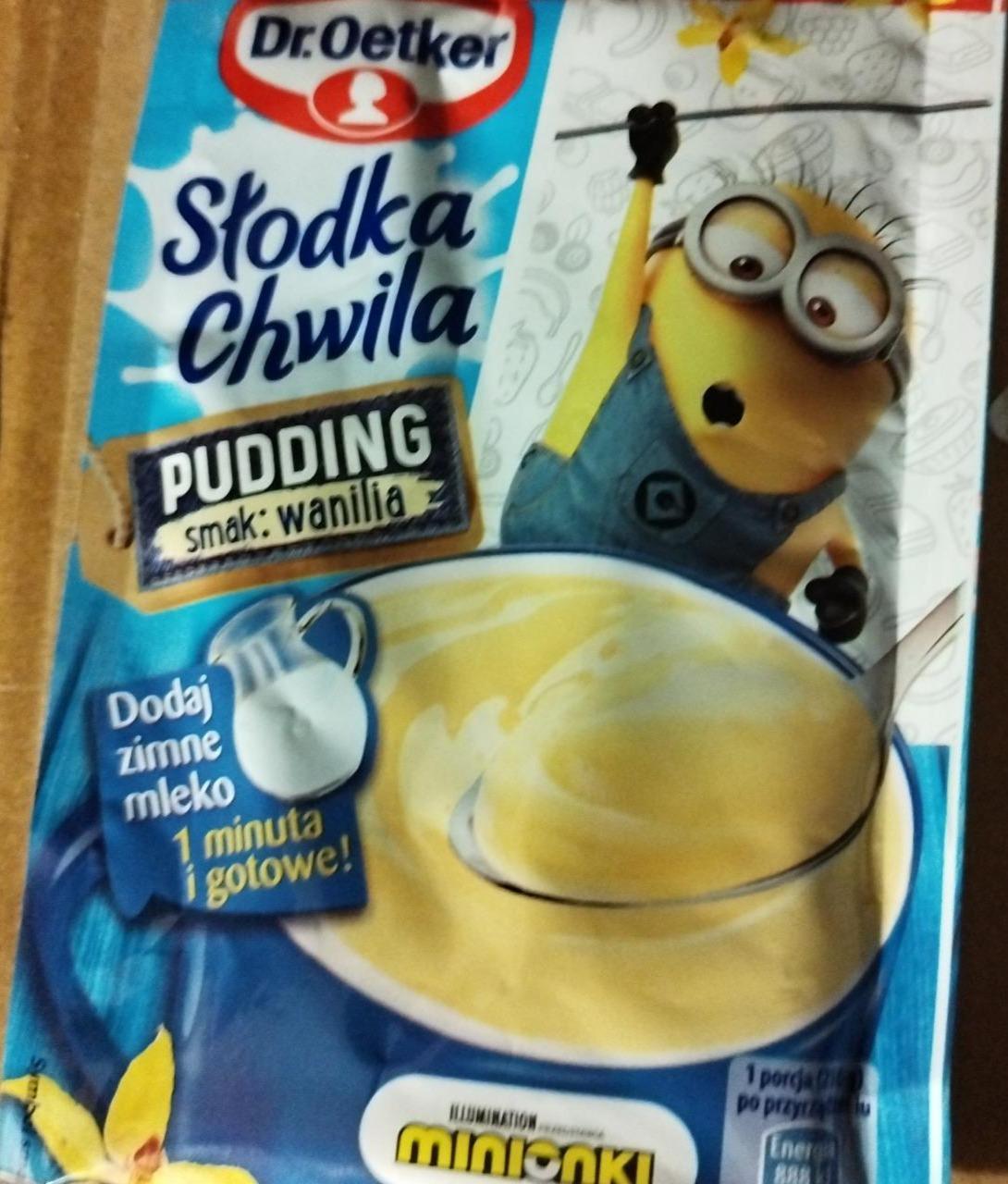 Zdjęcia - Słodka Chwila Pudding smak: wanilia Dr. Oetker