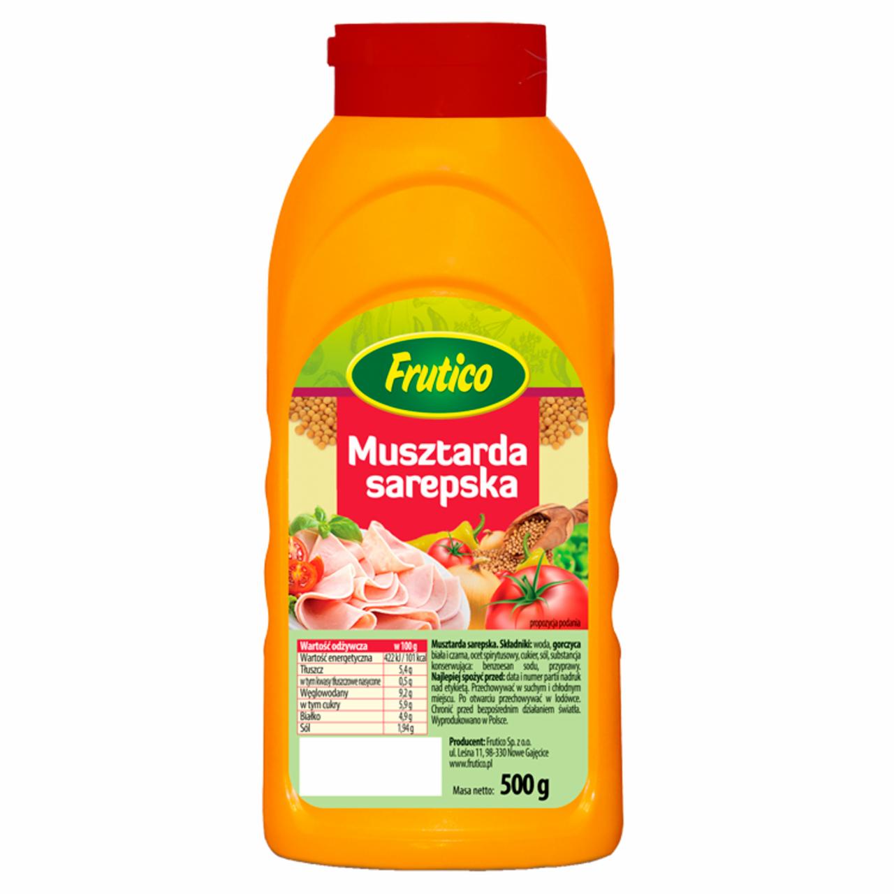 Zdjęcia - Frutico Musztarda sarepska 500 g