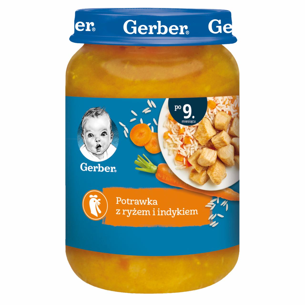 Zdjęcia - Gerber Potrawka z indykiem i ryżem dla niemowląt po 9. miesiącu 190 g