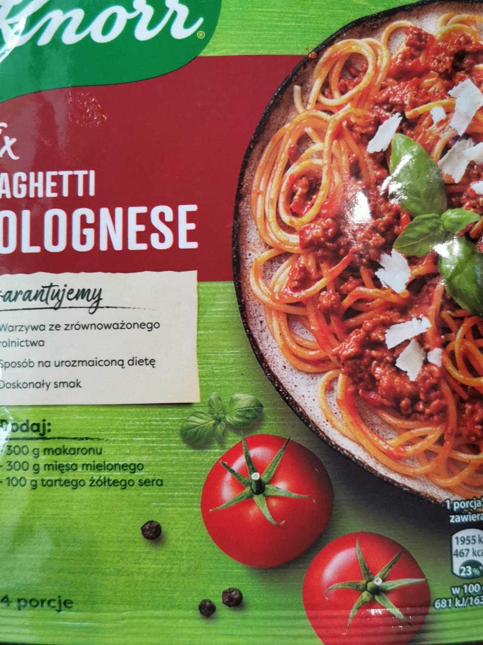 Zdjęcia - Knorr Fix spaghetti napoli 45 g