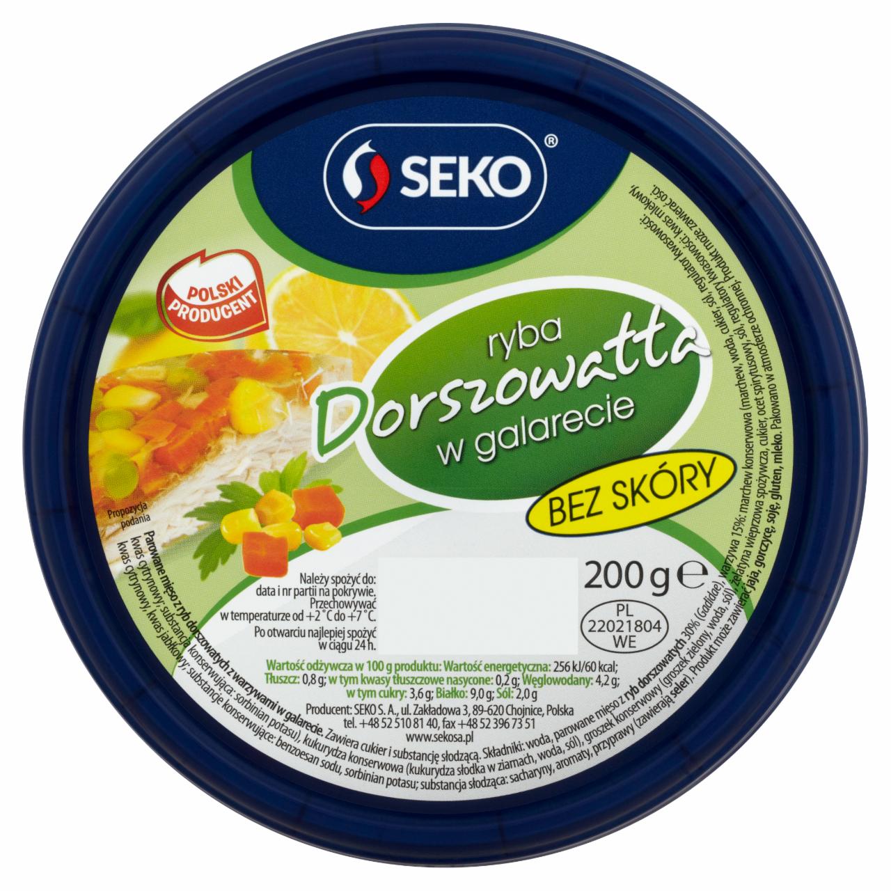 Zdjęcia - Seko Dorszowatta Ryba w galarecie 200 g