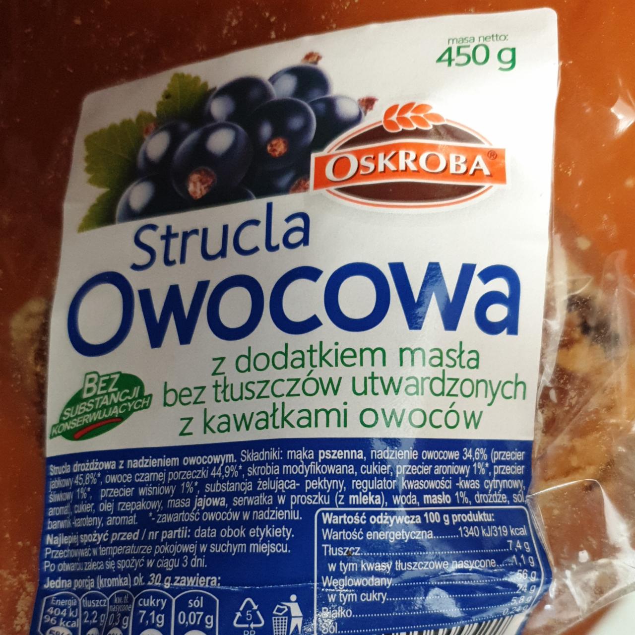 Zdjęcia - Oskroba Strucla owocowa 450 g