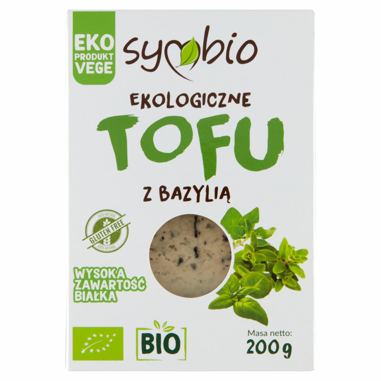 Zdjęcia - Symbio Ekologiczne tofu z bazylią 200 g