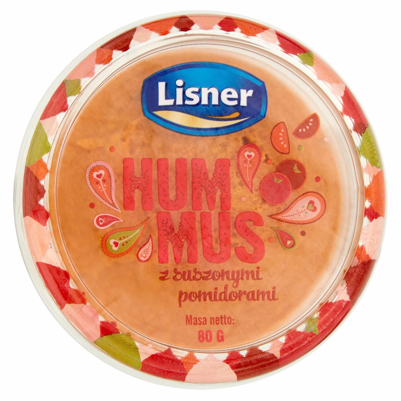 Zdjęcia - Lisner Hummus z suszonymi pomidorami 80 g